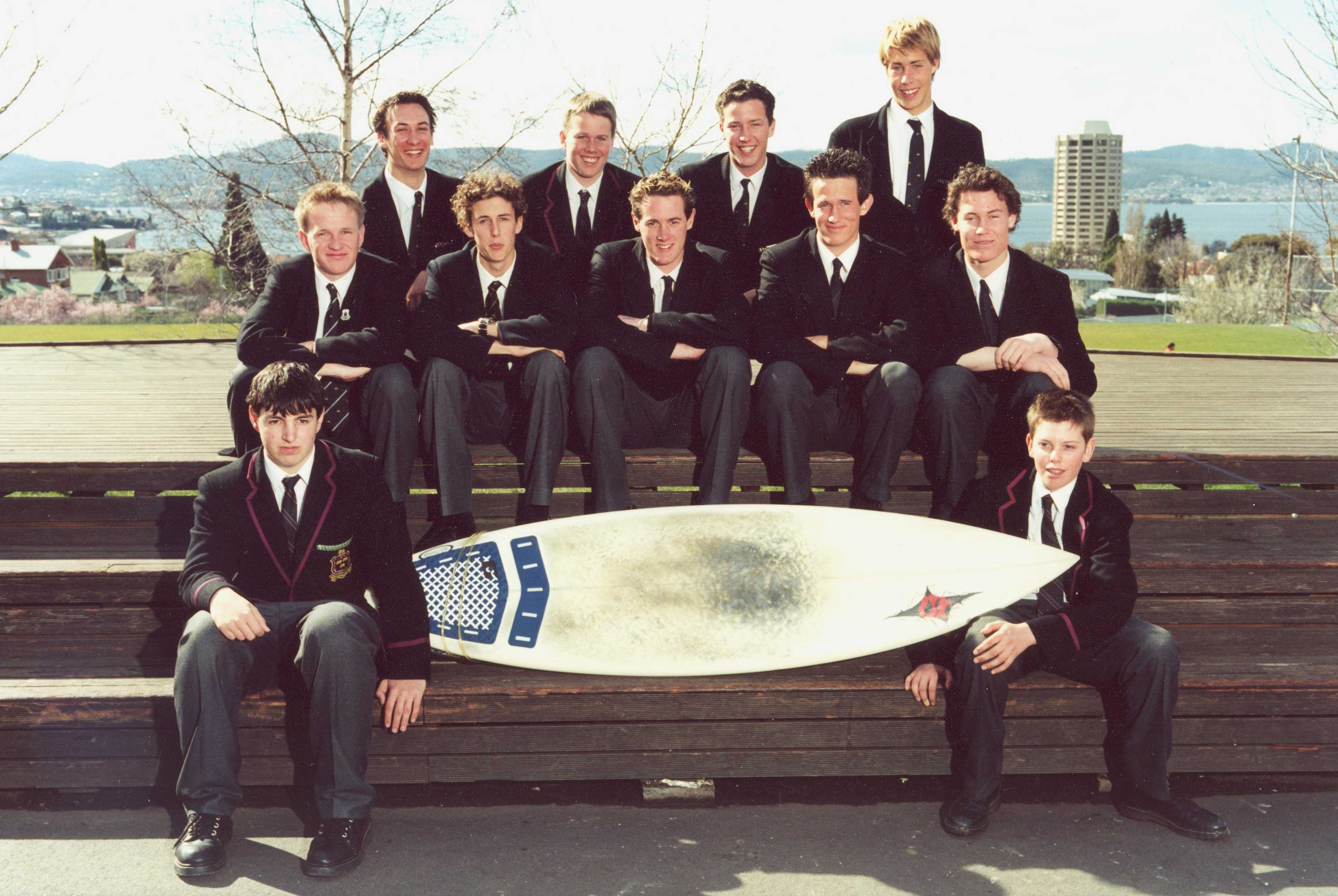 Surfing team, 2000.