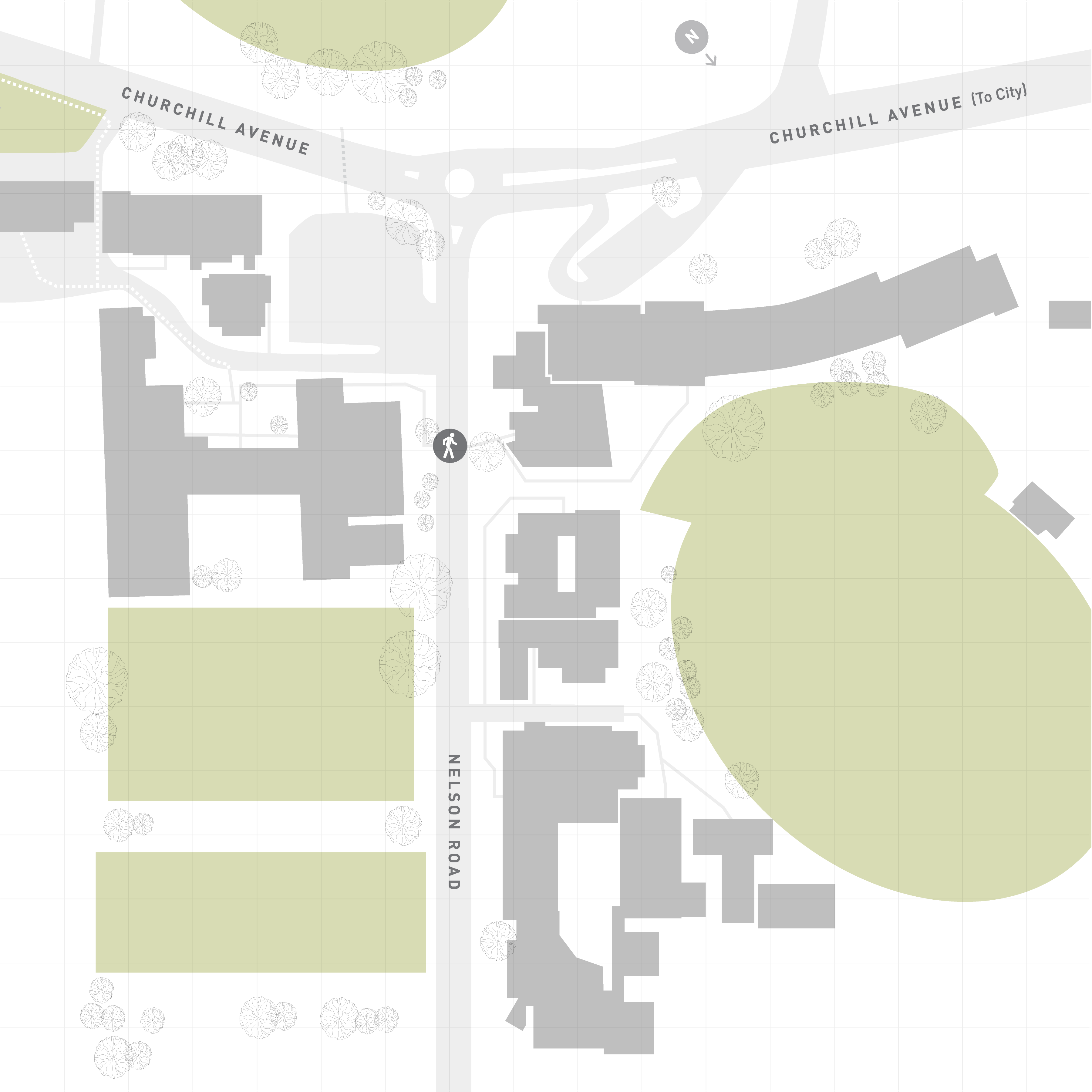 The Hutchins School campus base map