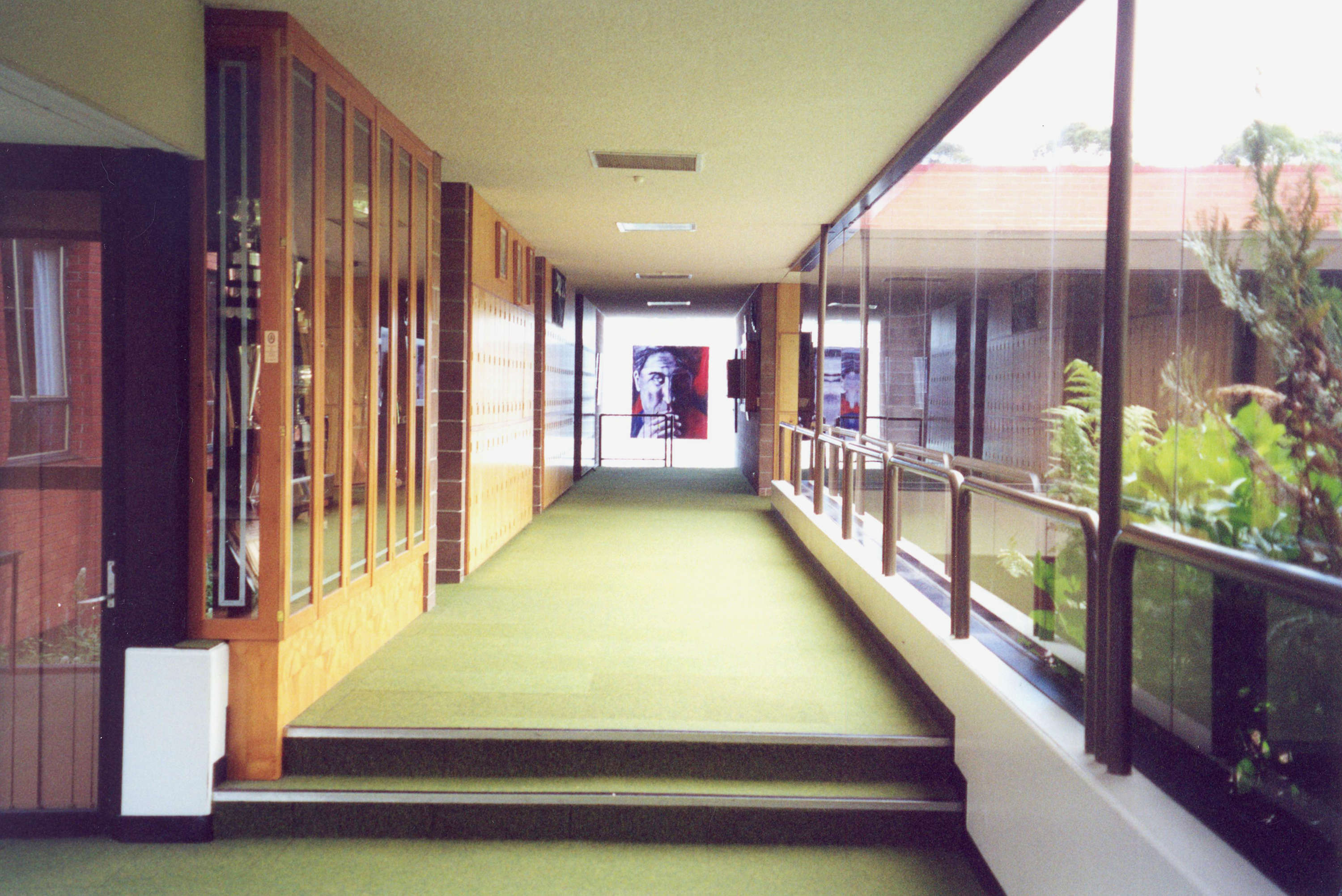 Corridor to Ray Vincent Wing, c2001.
