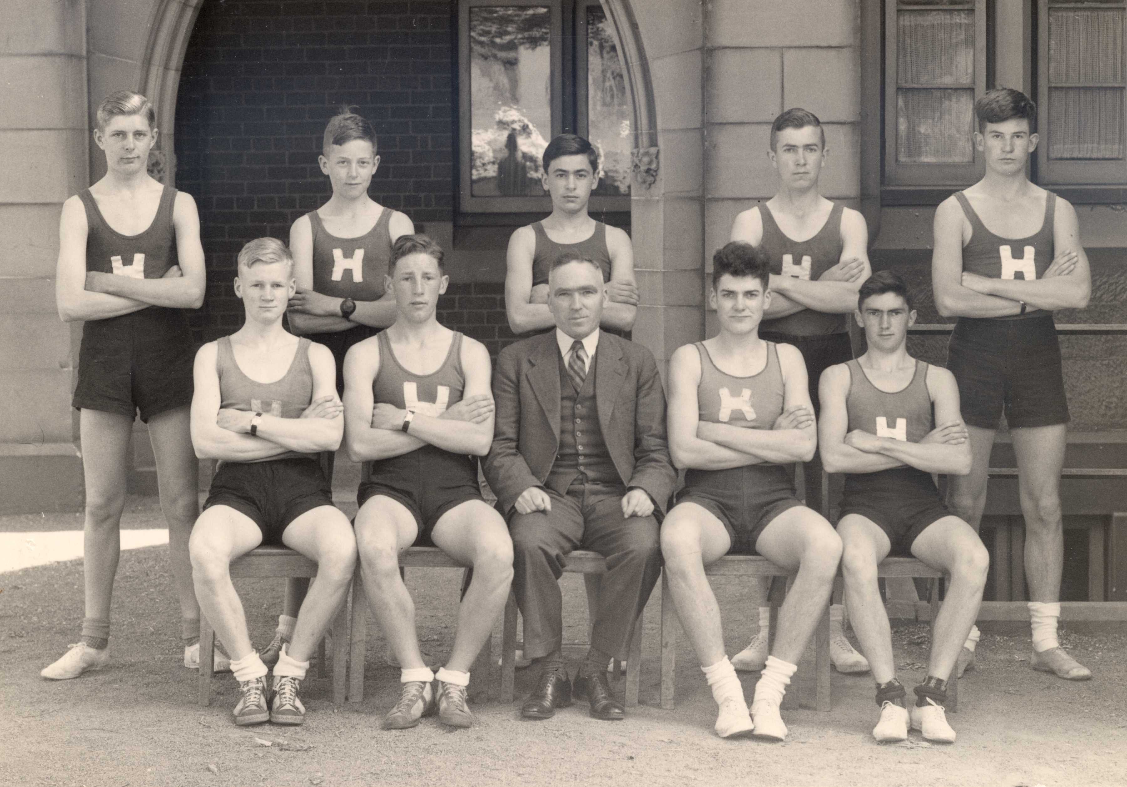 Cross country team premiers, 1942.
