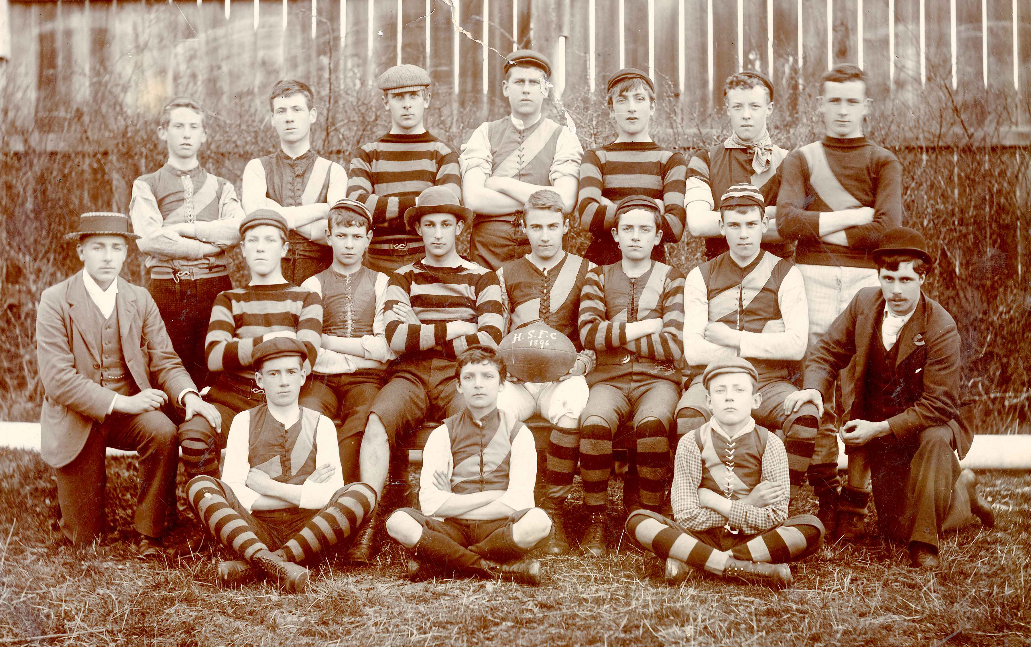 Hutchins School Football Club, 1896.