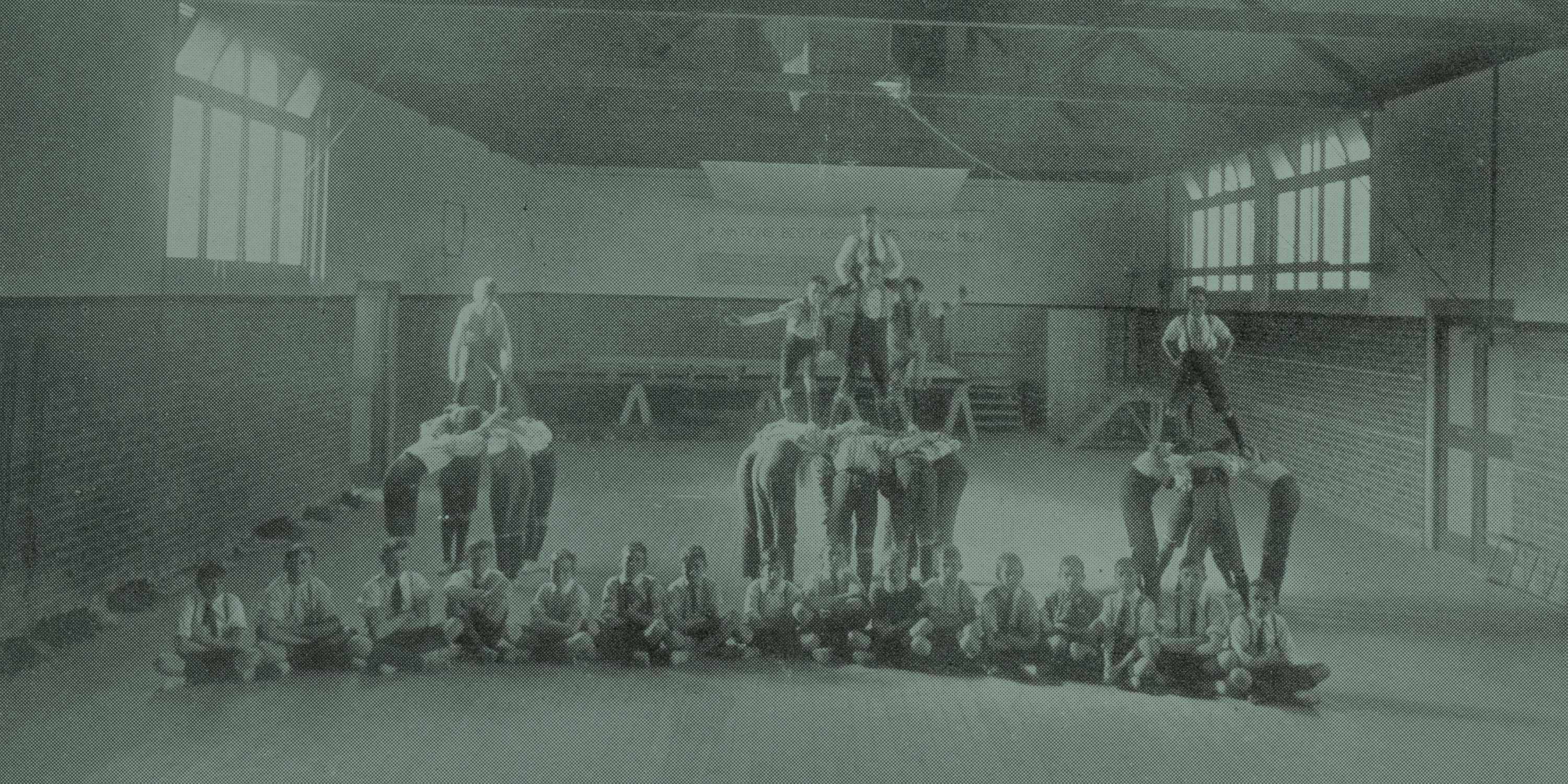 Gymnasium from prospectus, 1915.
