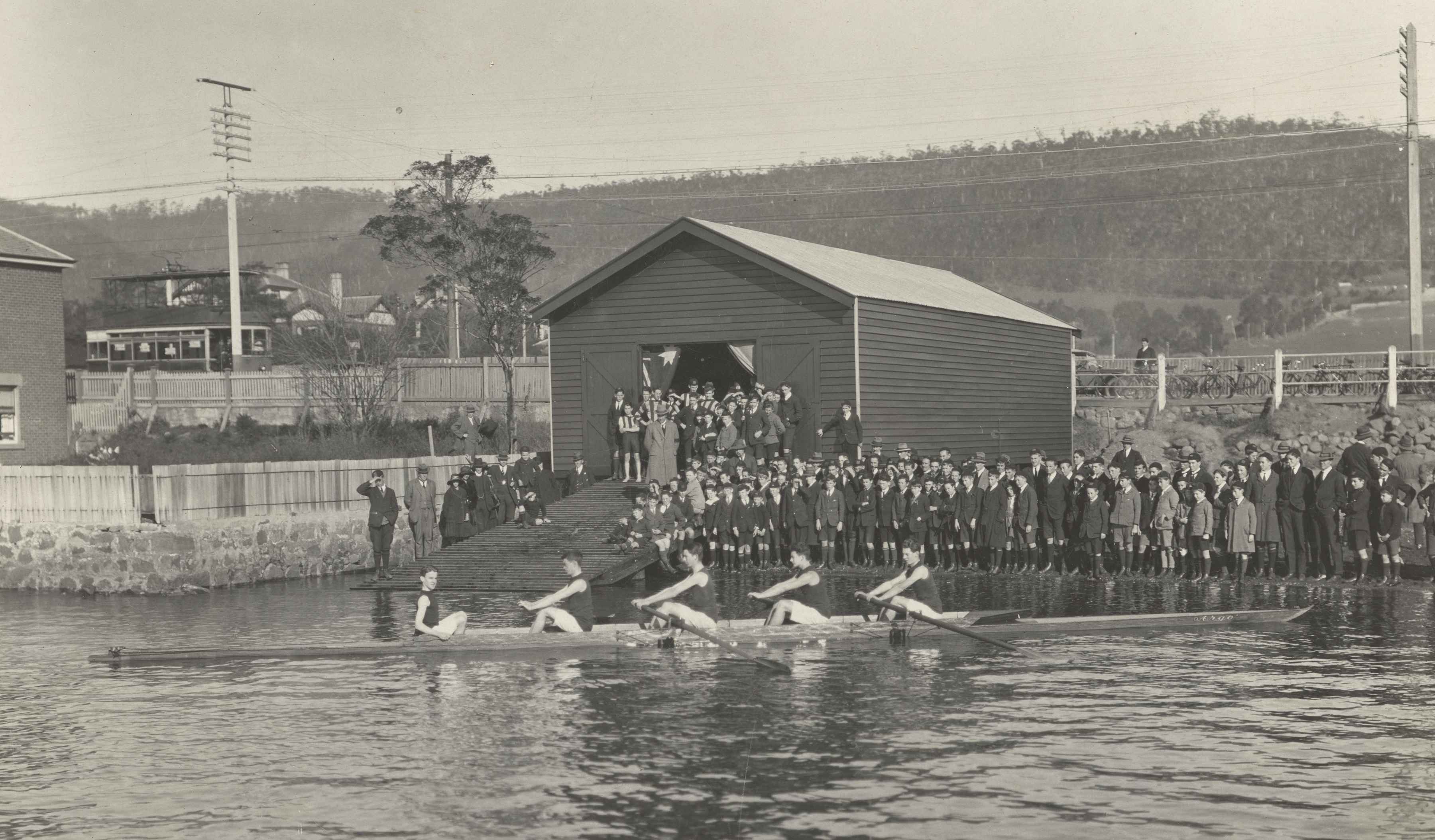 Boat Shed opening, 1922.
