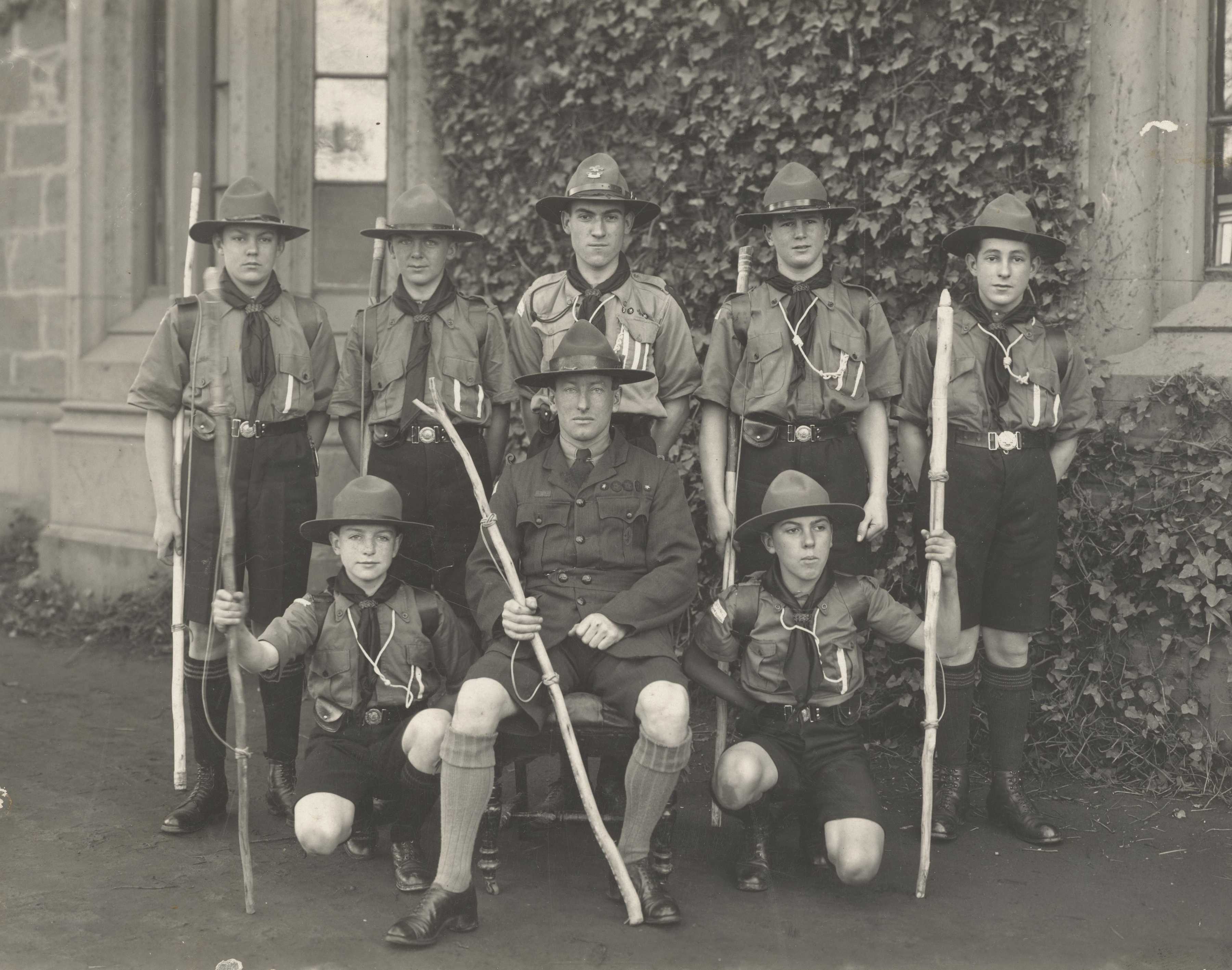 Scout training patrol, 1927.