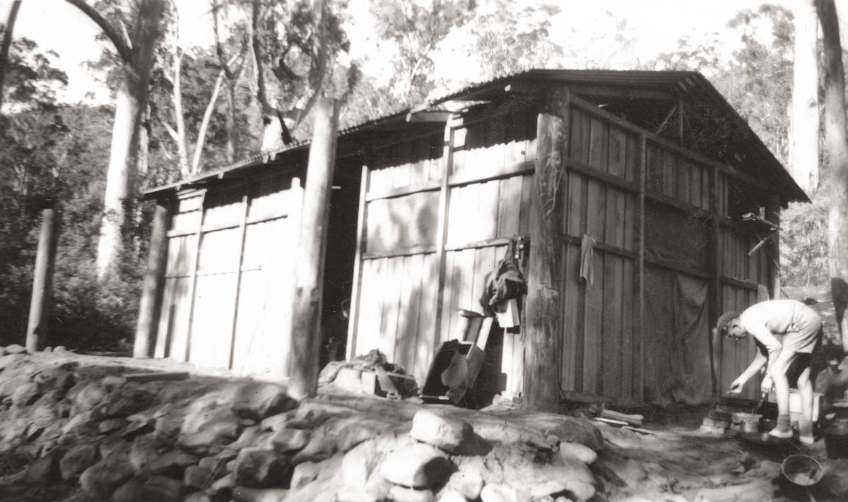 Chauncy Vale hut, 1947.